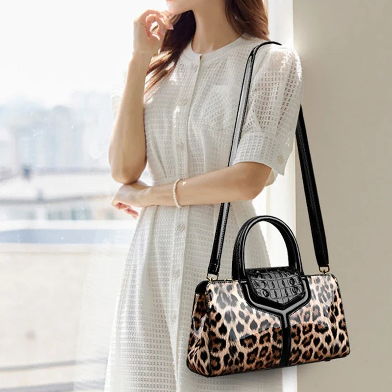Multiple Styles Leopard Pattern Leather Women's Handbags Luxury Fashion Lady Tote Bag Designer Shoulder Messenger Bags Sac