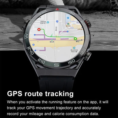 2024 New GPS Smart Watch Men 1.50 Inch 454*454 HD Resolution Voice Calling NFC Watches Compass IP68 Waterproof ECG Smartwatch