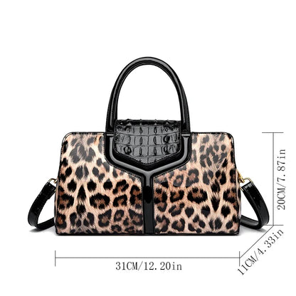 Multiple Styles Leopard Pattern Leather Women's Handbags Luxury Fashion Lady Tote Bag Designer Shoulder Messenger Bags Sac