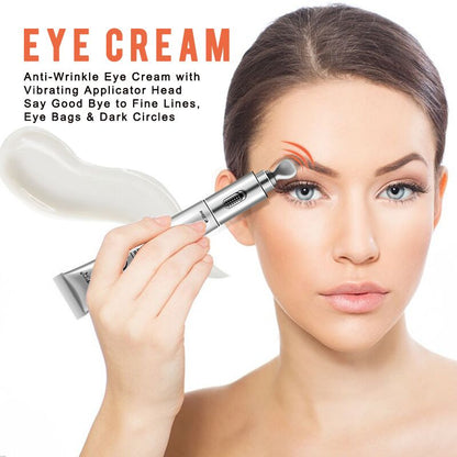 Vibration Massage Eye Cream Soothing Repair Moisturizing Eye Cream Anti-wrinkle Remove Dark Circle Eyebag tight lifting Eye Care