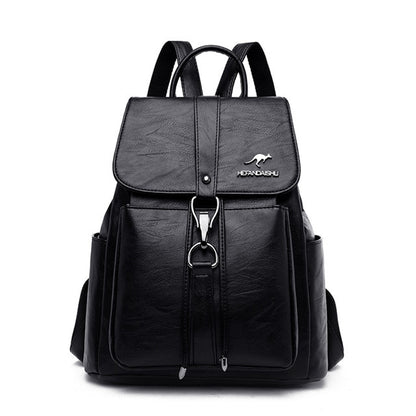 New Women's Designer Backpack Casual Back Pack for Women High Quality Leather Backpacks Female School Bags for Teenage Girls Sac